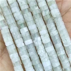 Qing Jade Heishi Beads, approx 4mm