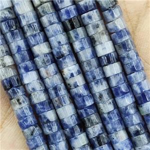 Blue Sodalite Heishi Beads, approx 4mm