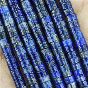 Blue Lapis Heishi Beads, approx 4mm
