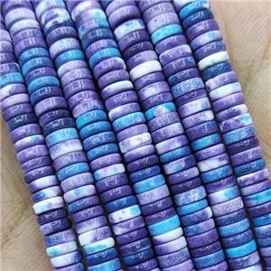 Rainforest Stone Heishi Beads Lavender, approx 4mm