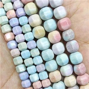 Multicolor Alashan Agate Beads Lantern, approx 8mm