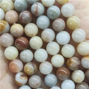 Natural Chinese Jade Beads Smooth Round, approx 8mm