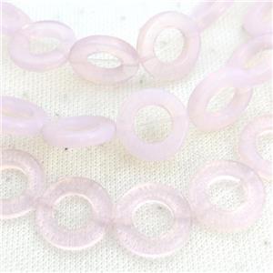 Pink Opalite Circle Beads, approx 20mm