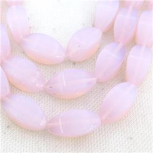 Pink Opalite Beads Carambole, approx 12x25mm