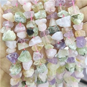 Mix Gemstone Nugget Beads Freeform Rough, approx 10-18mm