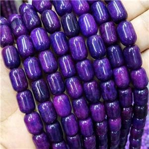 Purple Sugilite Tube Beads Dye, approx 12-16mm