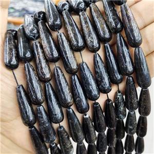Natural Phlogopite Beads Smooth Teardrop, approx 10x30mm, 13pcs per st