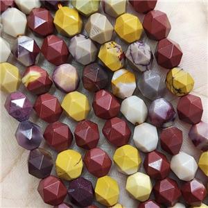 Multicolor Mookaite Beads Cut Round, approx 9-10mm