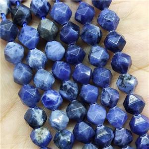 Blue Sodalite Beads Cut Round, approx 9-10mm