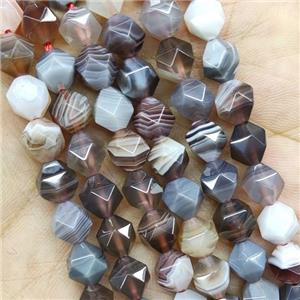 Botswana Agate Beads Starcut Round, approx 7-8mm