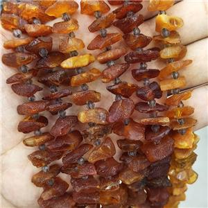 Natural Amber Beads Freeform, approx 10-16mm