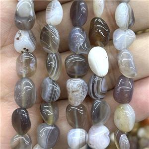 Natural Botswana Agate Chip Beads Freeform, approx 6-9mm