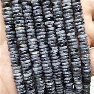 Natural Black Labradorite Heishi Beads, approx 6mm
