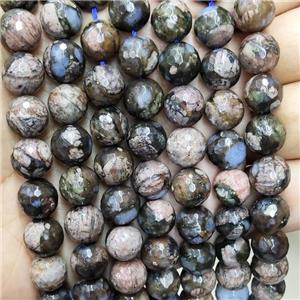 Natural Llanite Beads Faceted Round, approx 4mm dia