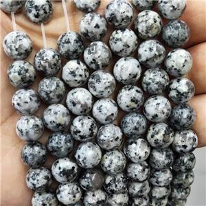Marble Beads Smooth Round, approx 8mm dia