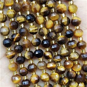 Natural Tiger Eye Stone Beads Cut Rondelle, approx 5-6mm