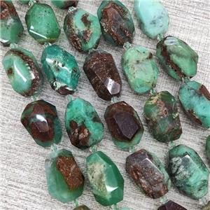 Natural Australian Chrysoprase Nugget Beads Freeform Green A-Grade, approx 20-30mm