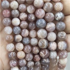 Natural Moonstone Beads Smooth Round B-Grade, approx 8mm dia