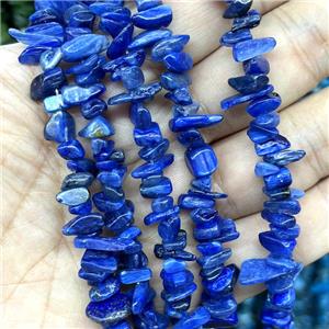 Blue Kyanite Chips Beads Blue Freeform, approx 5-8mm, 32inch length