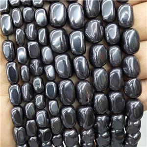 Black Iron Hematite Chips Beads Freeform, approx 6-9mm