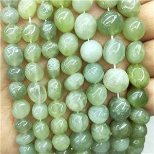 Natural Green Aventurine Chip Beads Freeform, approx 9-12mm