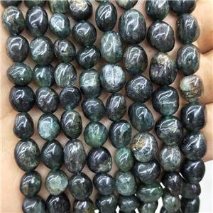 Natural Kyanite Chips Beads Freeform Green, approx 6-9mm