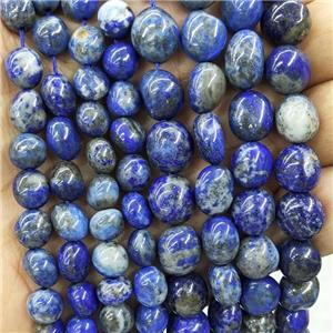 Natural Lapis Lazuli Chips Beads Blue Freeform Polished, approx 9-12mm