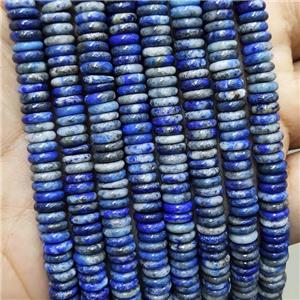 Natural Blue Sodalite Heishi Beads, approx 6mm