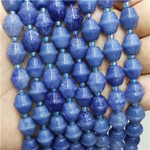 Natural Blue Aventurine Beads Bicone, approx 10-11mm