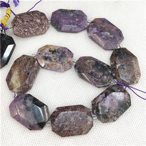 Natural Purple Charoite Slice Beads, approx 20-35mm
