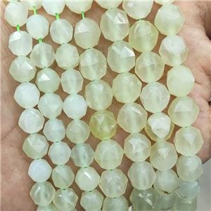 Natural Mountain Jade Beads Olive Cut Round, approx 7-8mm