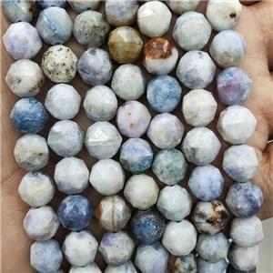 Natural Sodalite Beads Blue Purple Cut Round, approx 9-10mm