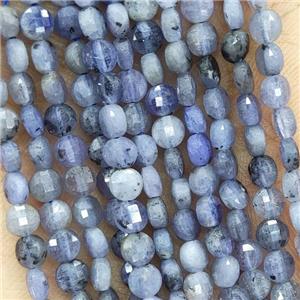 Natural Tanzanite Beads Blue B-Grade Faceted Cion, approx 4mm