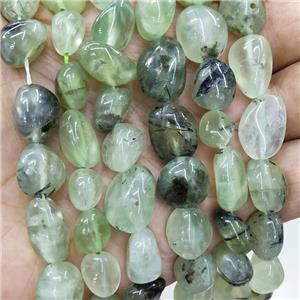 Natural Green Prehnite Beads Chips Freeform, approx 10-14mm