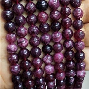 Red Jade Beads Dye Smooth Round, approx 8mm dia
