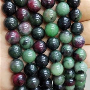 Green Jade Beads Dye Smooth Round, approx 10mm dia