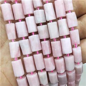 Natural Chinese Pink Opal Beads Tube, approx 7-14mm