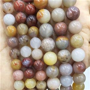 Multicolor Jade Beads Dye Smooth Round, approx 8mm dia