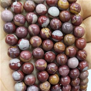 Natural Noreena Jasper Beads Red Smooth Round, approx 8mm dia
