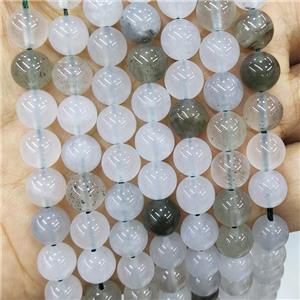 Green Ice Quartzite Beads Smooth Round, approx 6mm dia