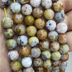 Yellow Opal Beads Smooth Round, approx 10mm dia