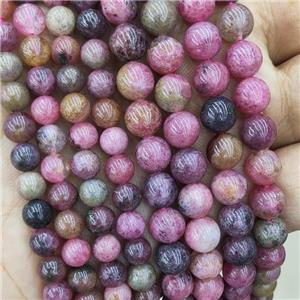 Natural Brazilian Rhodochrosite Beads Pink Smooth Round, approx 4mm dia