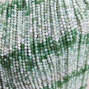 Natural Australian Chrysoprase Beads Green Faceted Round, approx 3mm
