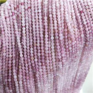 Natural Rose Quartz Beads Pink Faceted Round, approx 2mm