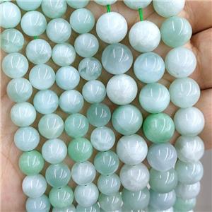 Natural Ice Burmese Jadeite Beads Smooth Round, approx 8mm dia