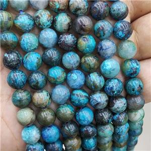 Natural Azurite Beads Blue Smooth Round, approx 6mm dia