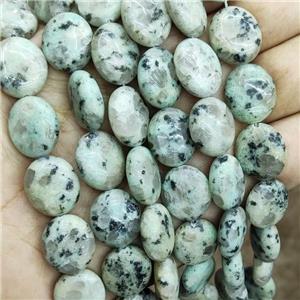 Natural Kiwi Jasper Oval Beads, approx 14-16mm