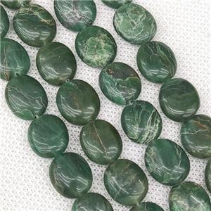 African Chrysoprase Oval Beads Green, approx 12-14mm