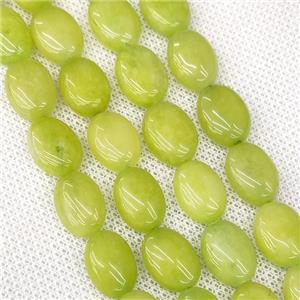 Lemon Jade Oval Beads Olive, approx 10-14mm