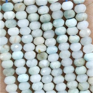 Natural Hemimorphite Beads Faceted Rondelle, approx 4.7-5.5mm